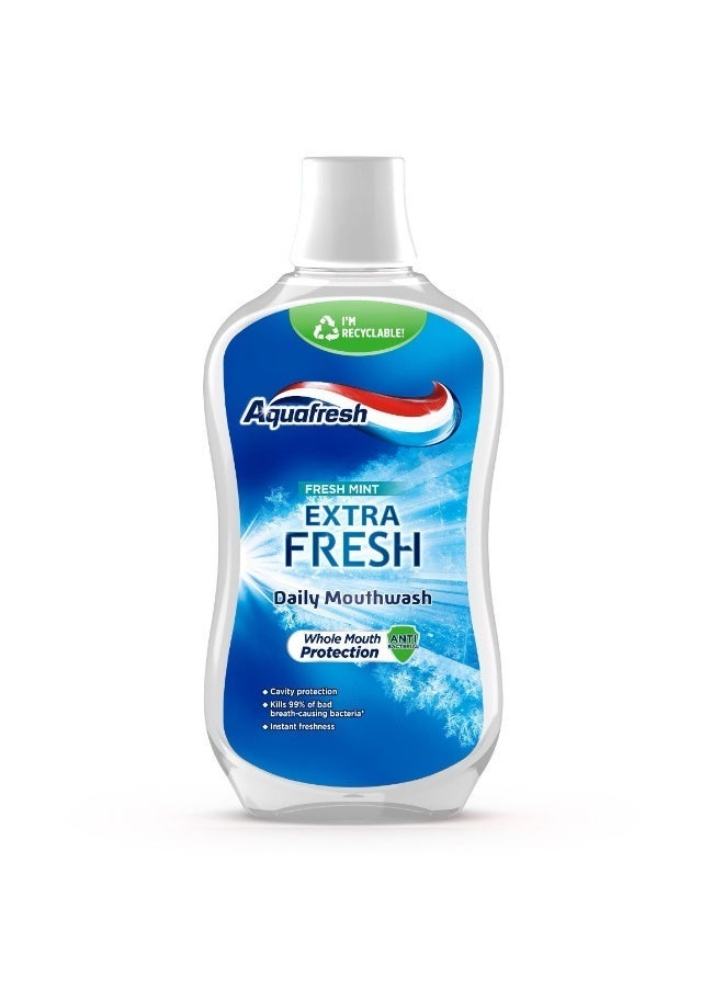 Aquafresh FRESH MINT EXTRA FRESH Daily Mouthwash 500 ml - Image 3